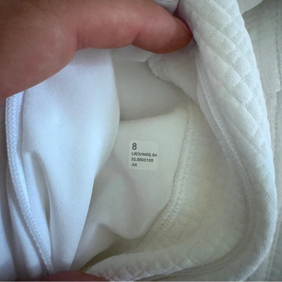 🆕🤍 Lululemon EU Exclusive Textured Zip Front Track Jacket - White - Picture 12 of 15